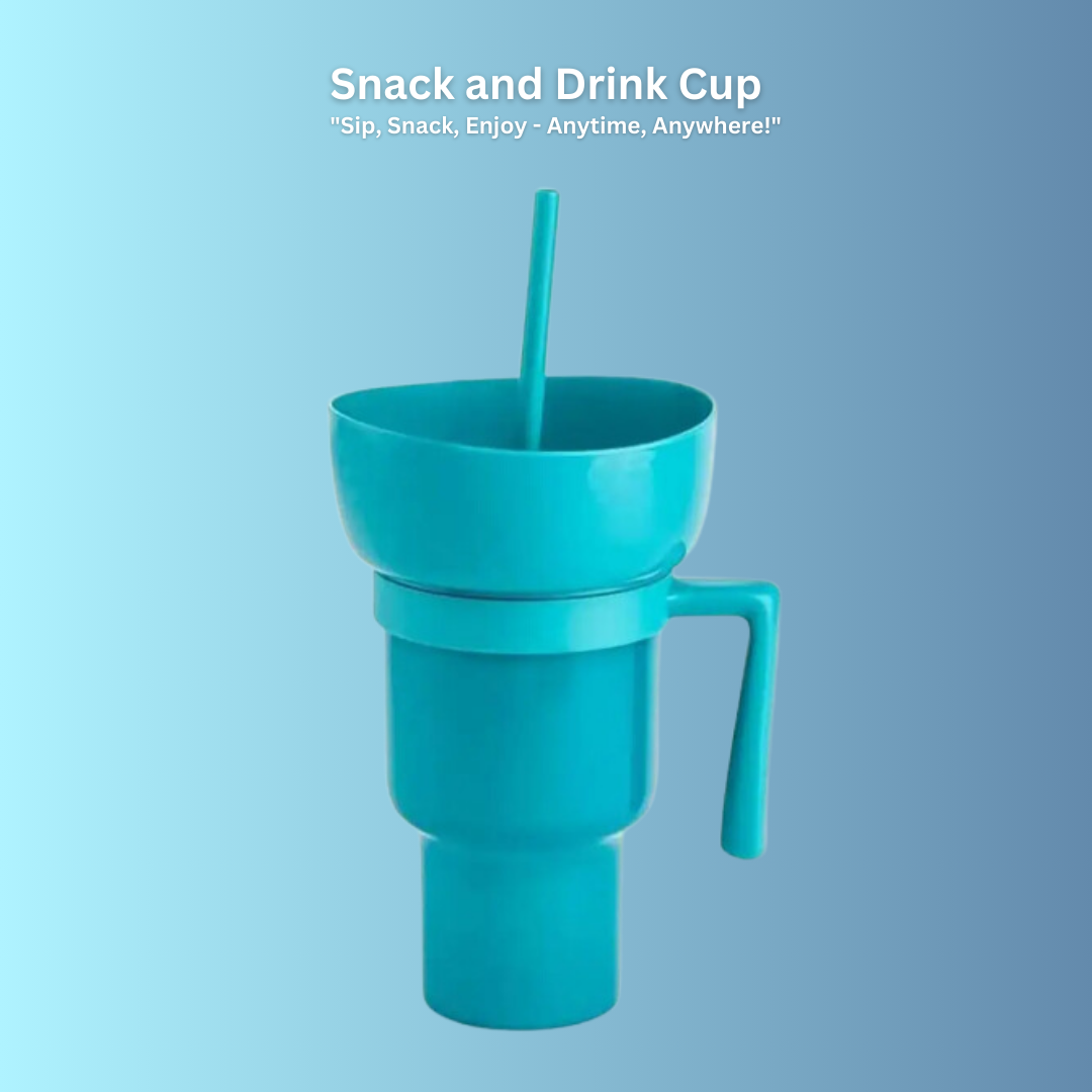 Popcorn & Drink Tumbler: Snack Combo