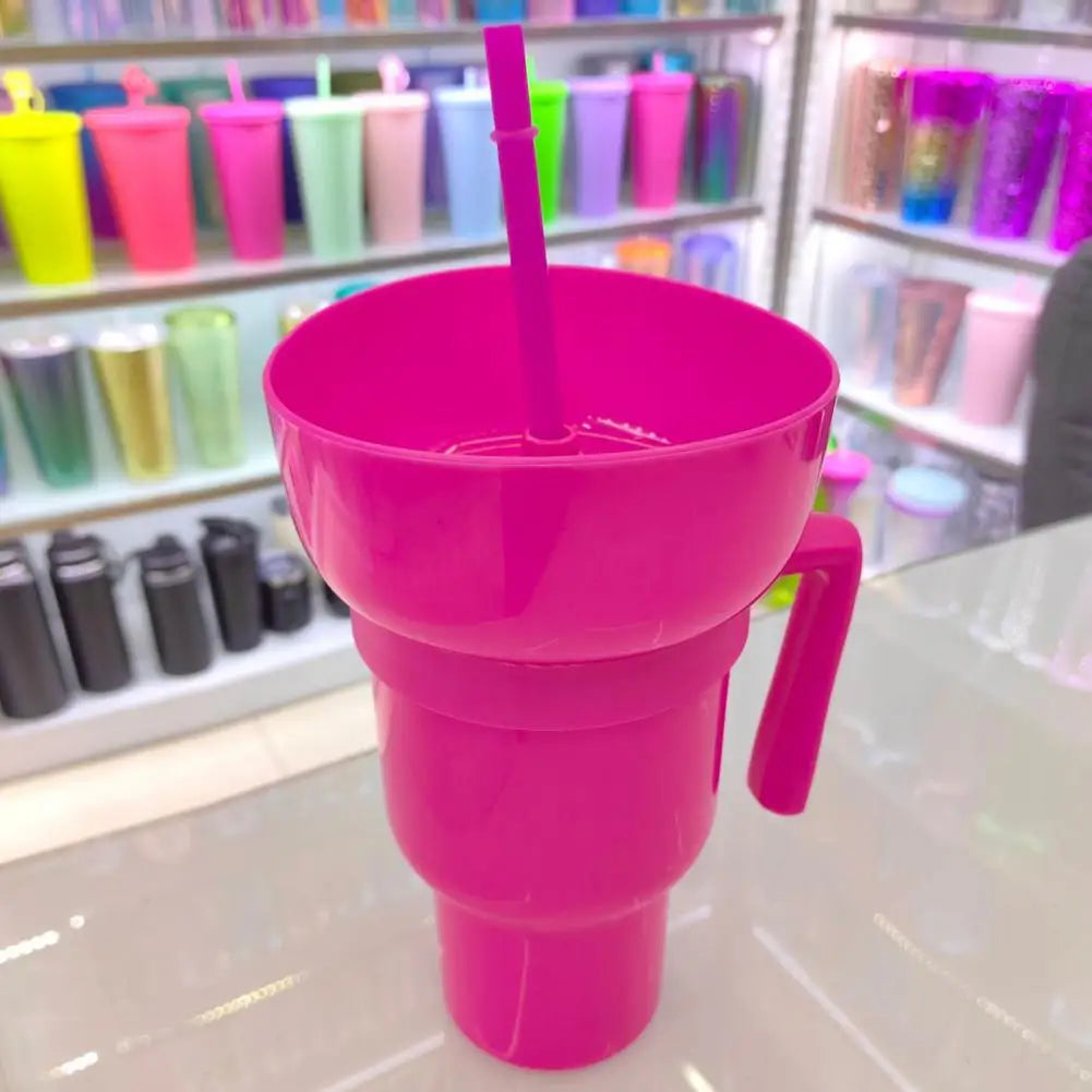 Popcorn & Drink Tumbler: Snack Combo